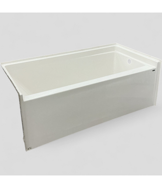 48030 Maax Vellamo White Acrylic Right Drain Bathtub