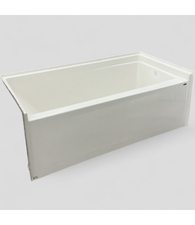 48030 Maax Vellamo White Acrylic Right Drain Bathtub