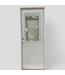48038 Steel 1/2 Lite Exterior Door with Mini Blinds 29.5" x 79"