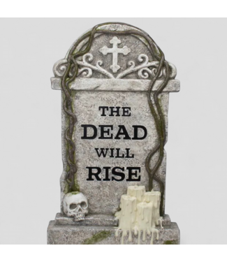 48040 Haunted Living Tombstone Decoration  3'