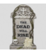 48040 Haunted Living Tombstone Decoration  3'