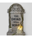 48040 Haunted Living Tombstone Decoration  3'