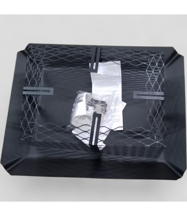 48046 Adjustable Black Steel Chimney Cap