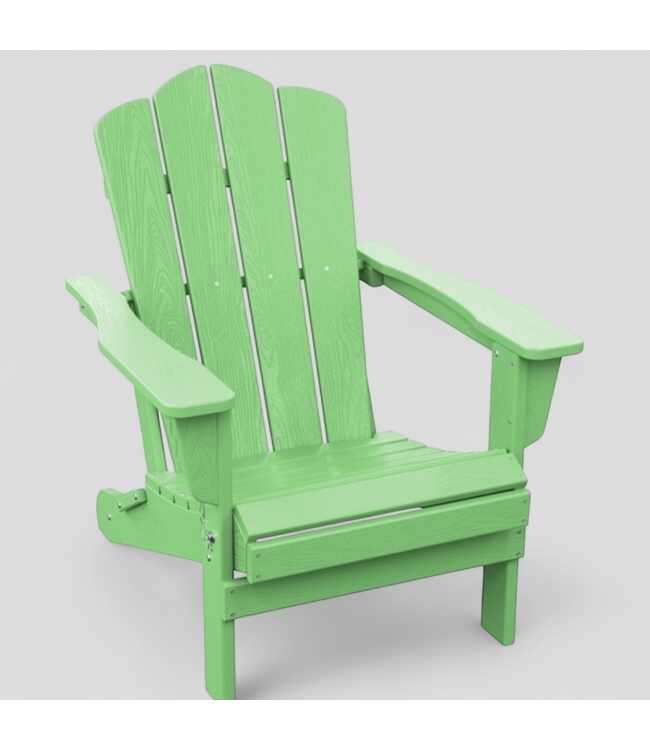48050 Jearey Light Green Foldable Adirondack Chair