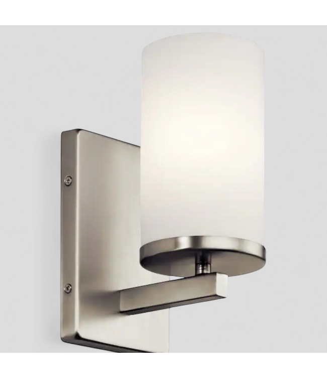 48051 KIchler Crosby Brushed Nickel Vanity Light