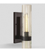 48052 C Cattleya 1-Light Black Wall Sconce