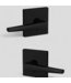 48026 Schlage Matte Black Closet Dummy Door Handle