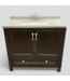 48081 Single Sink Bathroom Vanity with Sink Top 36.375"W