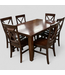 48084 7-Piece Wooden Dining Table And Chair Set