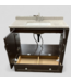 48081 Single Sink Bathroom Vanity with Sink Top 36.375"W