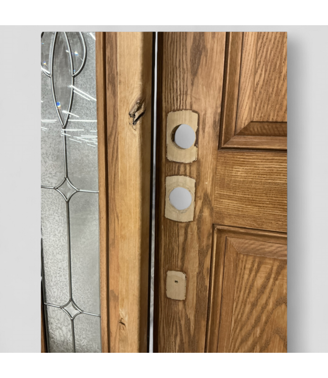 48087 Prehung Exterior Door With Sidelights 73.875"W x 98"H