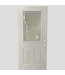 48101 Masonite 1/2 Lite Steel Door W/Blinds 36 x 79