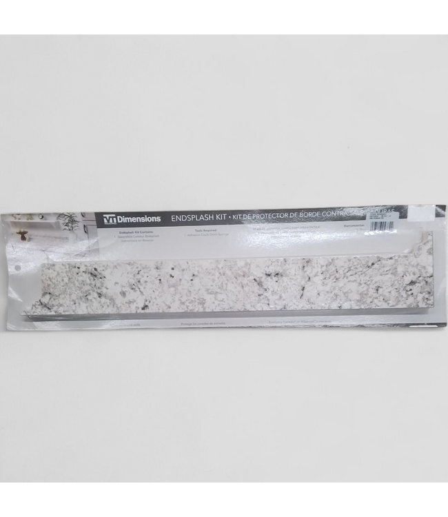 48104 VT Dimensions Kitchen countertop end splash