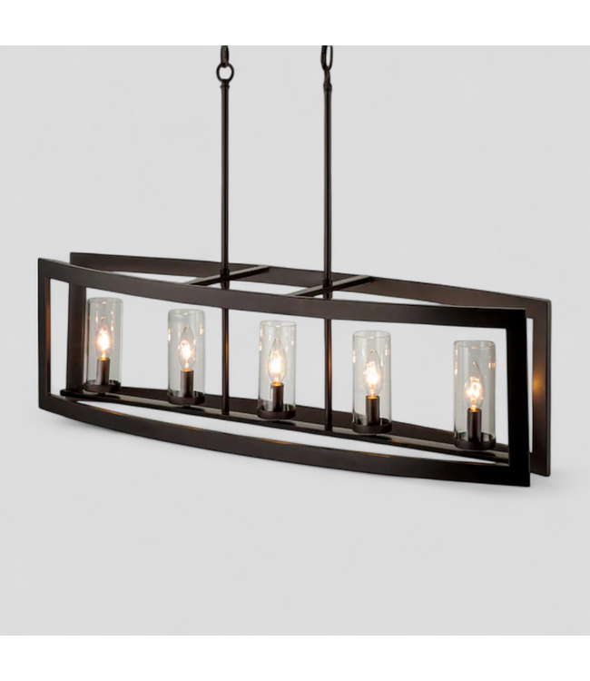 48106 Rennnson 5-Light Oil-Rubbed Bronze Island Light