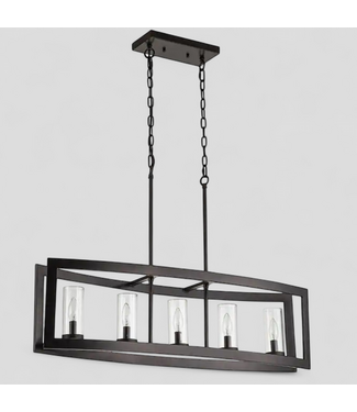 48106 Rennnson 5-Light Oil-Rubbed Bronze Island Light