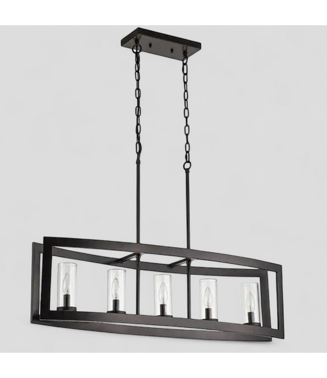 48106 Rennnson 5-Light Oil-Rubbed Bronze Island Light