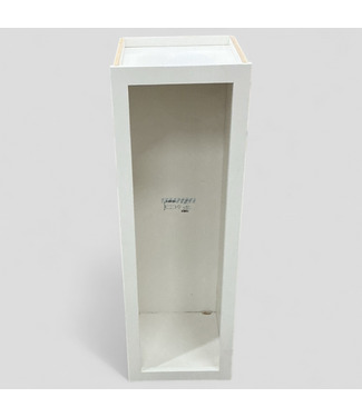 48109 Crisp White Open Face Upper Wall Cabinet 12"W