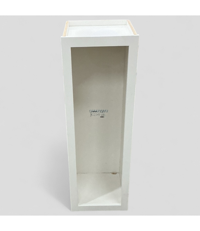 48109 Crisp White Open Face Upper Wall Cabinet 12"W