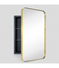 48114 Eghome Recessed Gold Medicine Cabinet 16"W