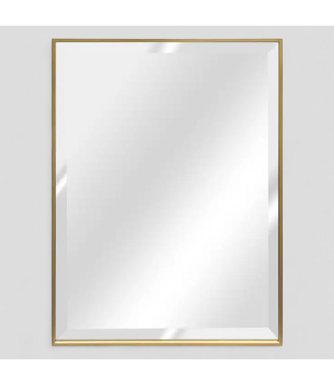 48115 Origin 21 Gold Framed Mirror 22"