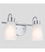 48120 Kichler Erma 2-Light Brushed Nickel Vanity Light