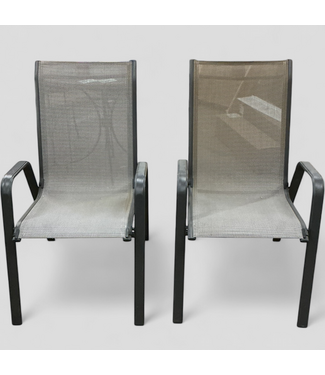48147 Anchor Gray Set of 2 Outdoor Chairs