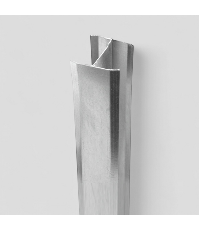 48149 Catalyst Silver Metal Post Insert For Vinyl Fence