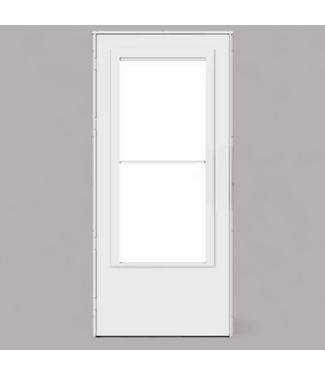 48155 Larson Mid-View White Storm Door 32"W x 81"H