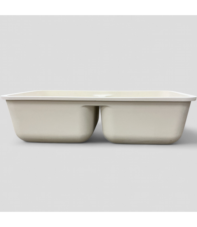 48160 Wilsonart Cream Double Equal Kitchen Sink