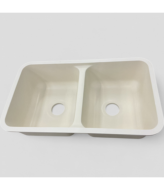 48160 Wilsonart Cream Double Equal Kitchen Sink