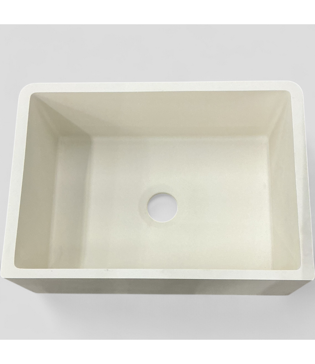 48163 Wilsonart Antique White Farmhouse Sink 29 9/16"W