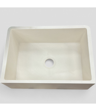 48174 Wilsonart Calm White Farmhouse Sink 29 9/16"