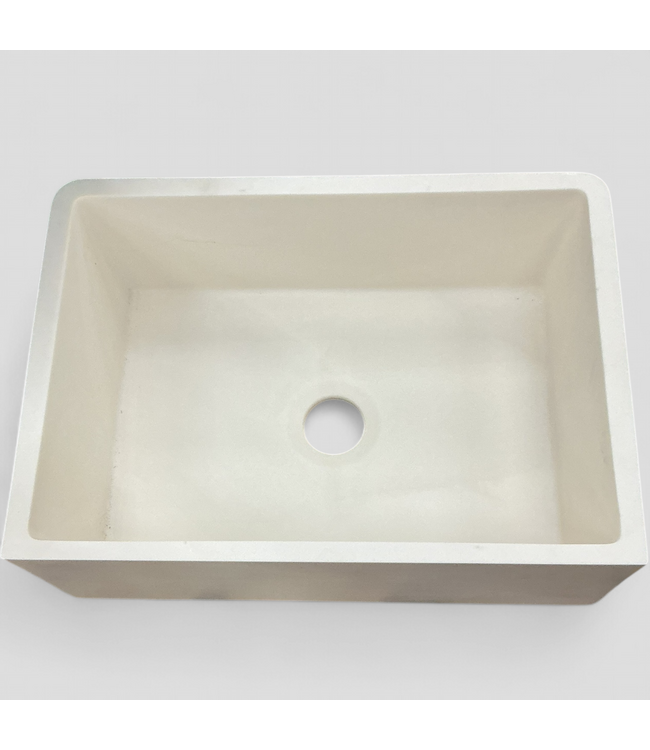 48174 Wilsonart Calm White Farmhouse Sink 29 9/16"
