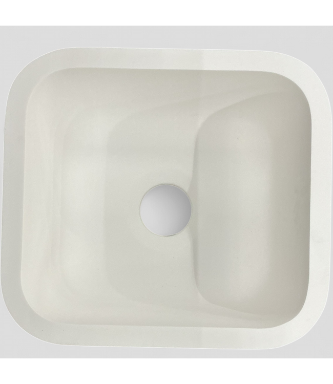 48187 Wilsonart Designer White Square Bar Sink AK1413