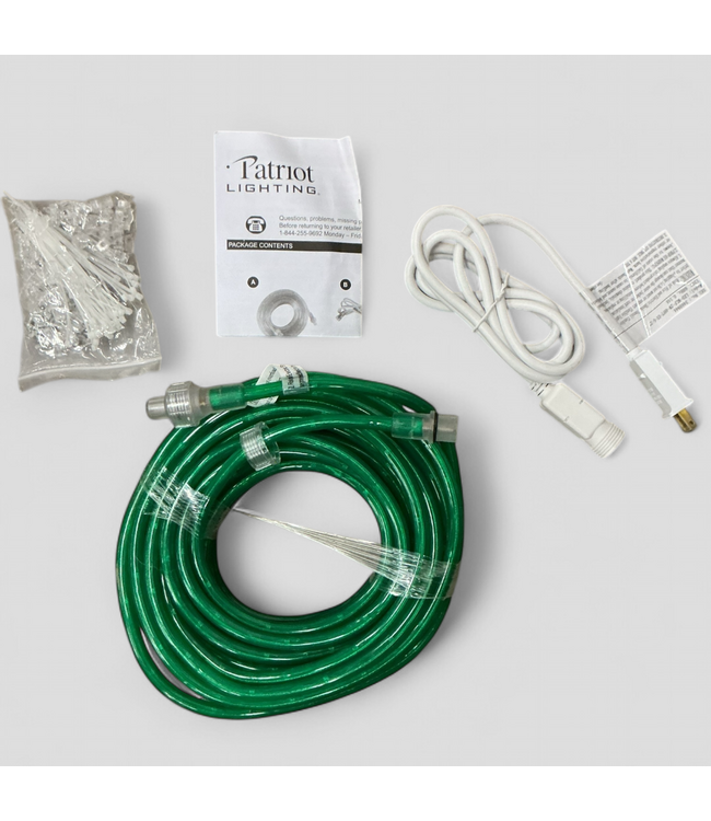 48189 Patriot Lighting 48' Flexible Green Rope Light