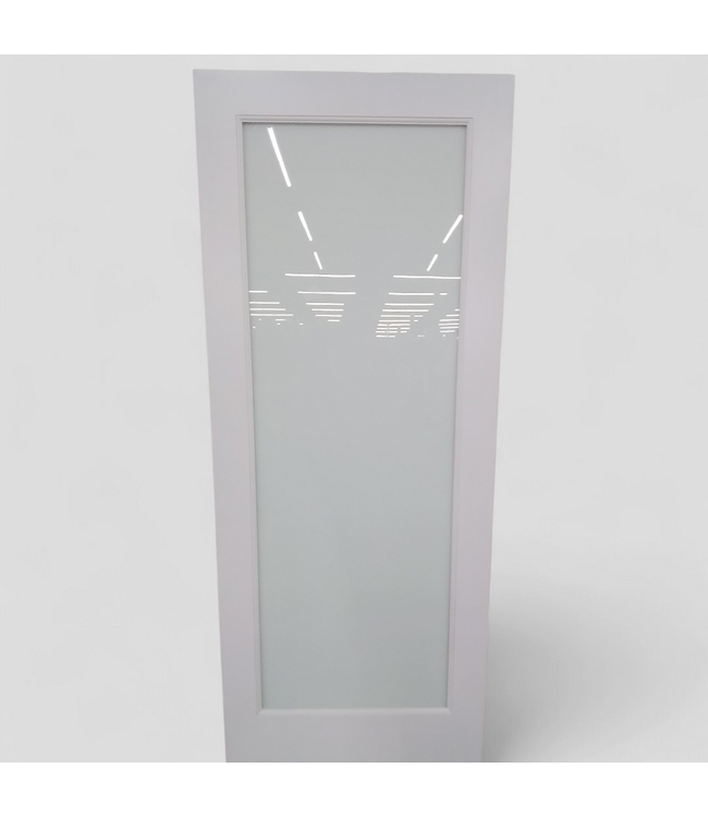 48191 Single Panel Glass Interior Door 32"W x 80"H