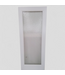 48192 White Primed Pantry Door with Rain Glass 32"W