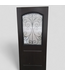 48203 Camelia Rustic Brown 1/2 Lite Exterior Door 36" x 79"