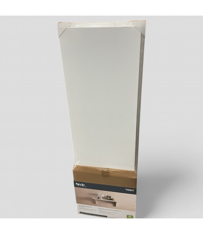 48212 Style Selections White Bracket Shelf 23"