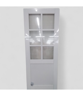 48227 1/2 Lite 6 -Panel Interior Door 32"W x 80"H