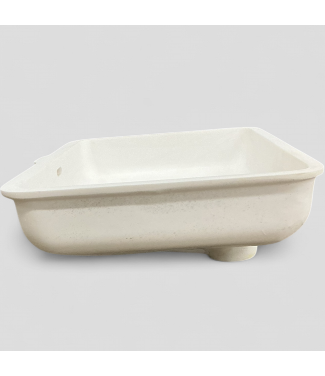 48231 Wilsonart Designer White Rectangle Bathroom Sink