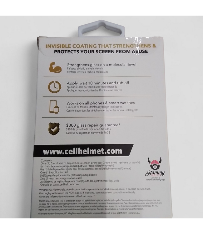 48233 Cellhelmet Liquid Glass Screen Protection