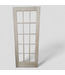 48236 Reliabilt 36-in x 80-in Clear Glass 15 Lite Slab Door