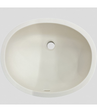 48241 Wilsonart Calm White Oval Bathroom Sink AV1613