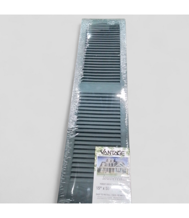 48245 Vantage 14.53-in W x 54.75-in H Shutters 2 -Pack