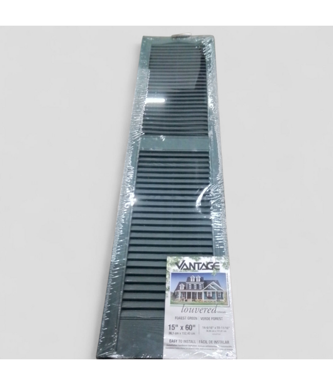 48246 Vantage 14.53-in W x 59.75-in H Shutters 1 -Pack