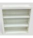 48273 Aged White Open Wall Cabinet 30"W