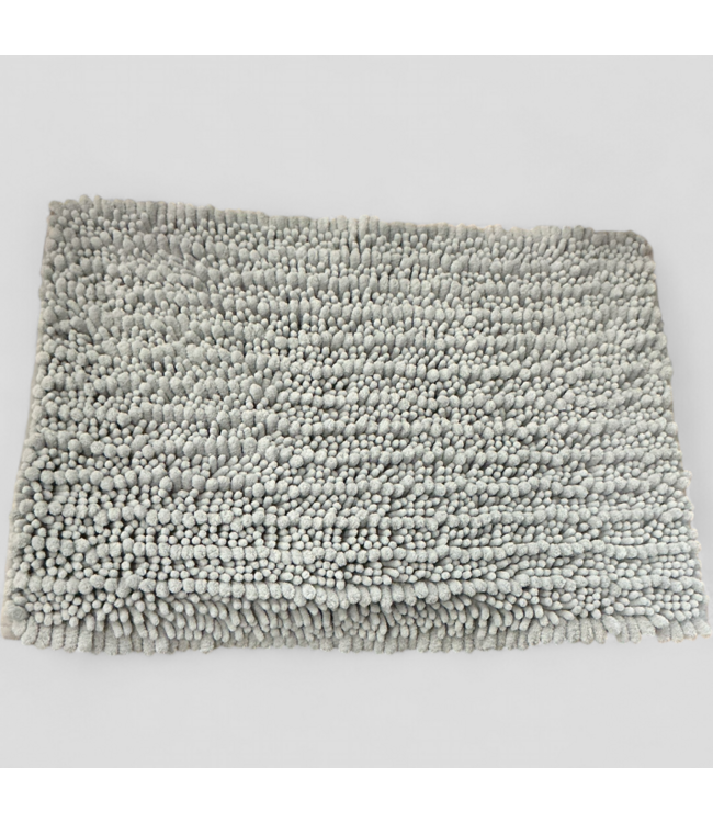 48280 Mohawk Home Grey Plush Cotton Bath Mat