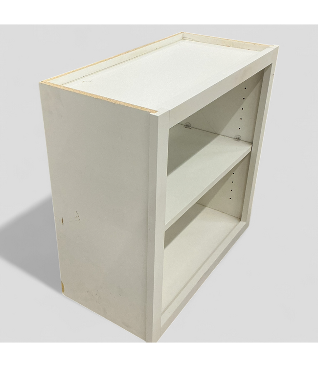 48298 Cotton White Open Face Wall Cabinet 24" x 24"