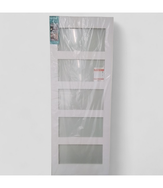 48301 Eight Doors 5-Panel Barn Door 36"W x 96"H